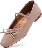 Bow Round Toe Dress Flats