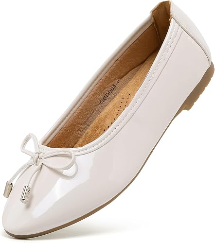 Bow Round Toe Dress Flats