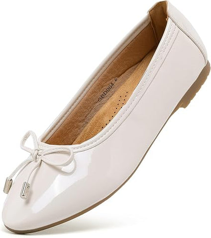Bow Round Toe Dress Flats