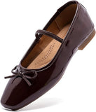 Bow Round Toe Dress Flats