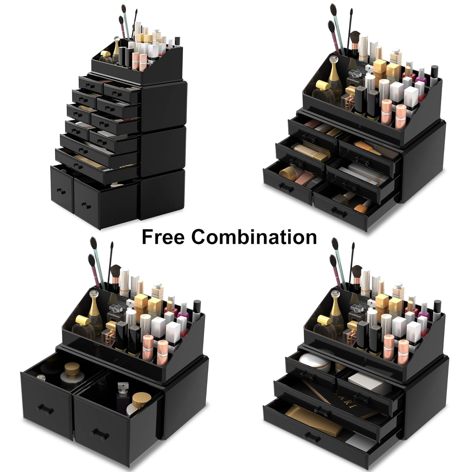 12-Drawer Makeup Organizer