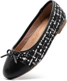 Bow Round Toe Dress Flats