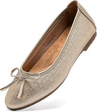 Bow Round Toe Dress Flats