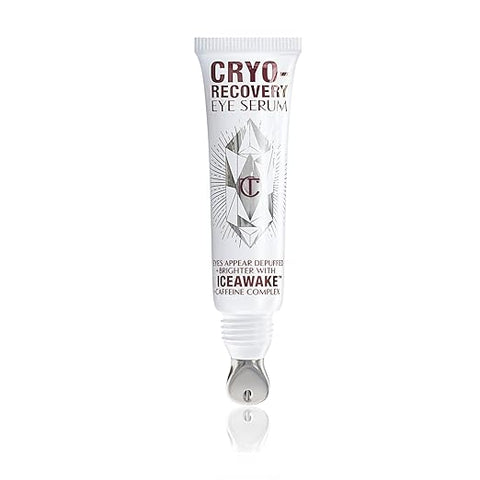 Charlotte Tilbury Cryo-Recovery Eye Serum - Cooling Dark Circles Under Eye Treatment - Addresses Fine Lines, Wrinkles & Puffiness - Infused with Caffeine to Boost Elasticity