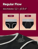 INNERSY Period Underwear for Women High Waisted Leak-Proof Postpartum Menstrual Panties 3-Pack