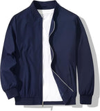 Men's Bomber Jacket Fashion Stylish Lightweight Windbreaker Spring Fall Casual Jackets for Men