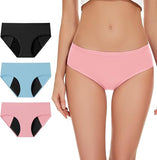 ALLBASE Women's High Absorbency Period Underwear - Leak-Proof &amp; Reusable Menstrual Pants