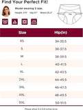 INNERSY Period Underwear for Women High Waisted Leak-Proof Postpartum Menstrual Panties 3-Pack